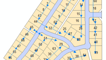 La Terraza subdivision in AGWA Urban Tool