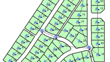 La Terraza subdivision in HEC-HMS